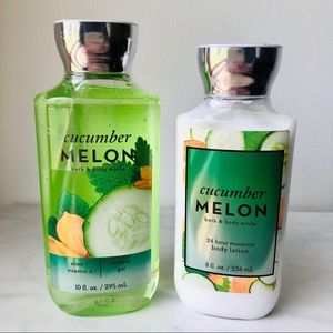 Bath & Body Works Cucumber Melon Body Set